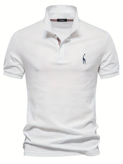 Noah | Camiseta Polo Clásica Slim Fit con detalle de cuello deportivo
