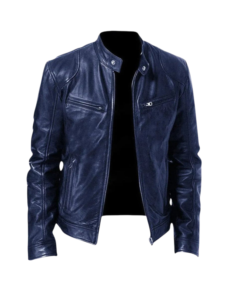 Marc - Elegant and Versatile Men's Leather Jacket