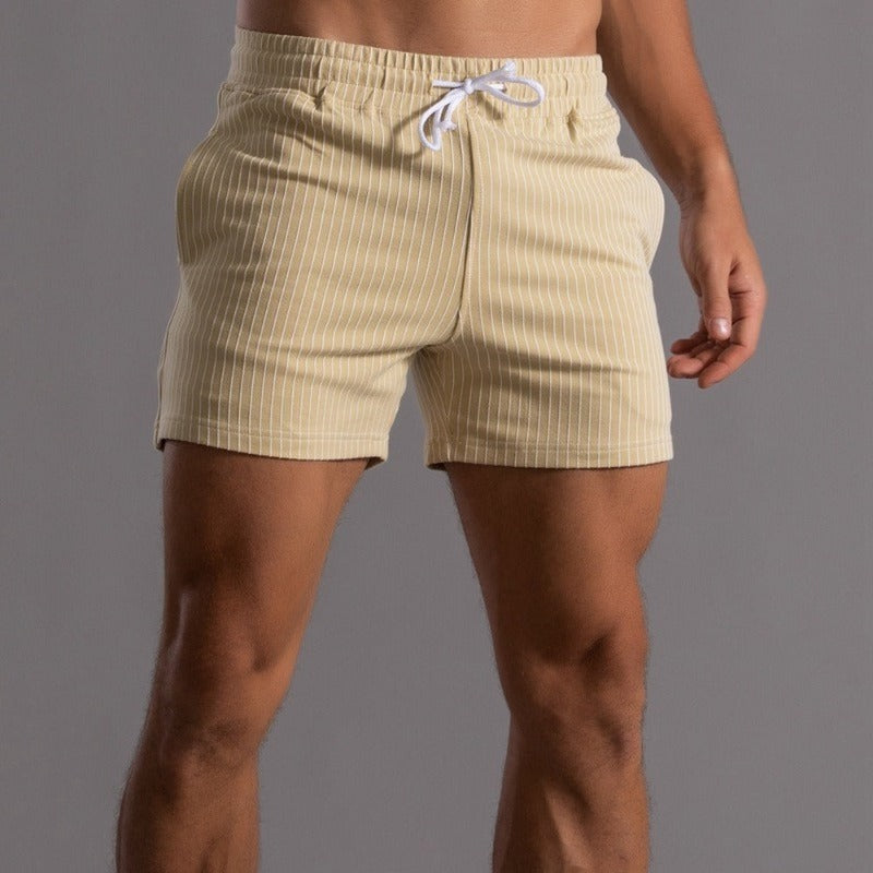 Pantalones cortos a rayas elegantes para hombres