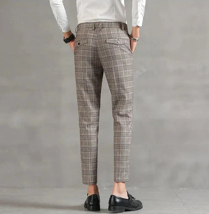 Niklas | Pantalones de hombre a cuadros Confort transpirable ajuste perfecto
