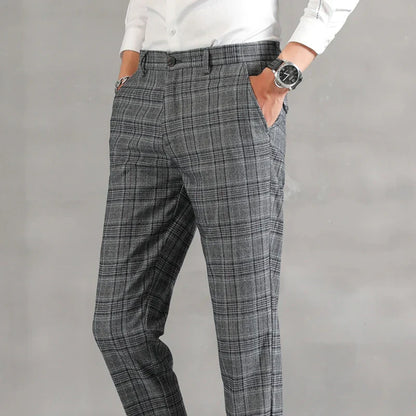 Niklas | Pantalones de hombre a cuadros Confort transpirable ajuste perfecto