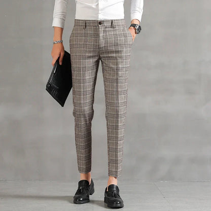 Niklas | Pantalones de hombre a cuadros Confort transpirable ajuste perfecto