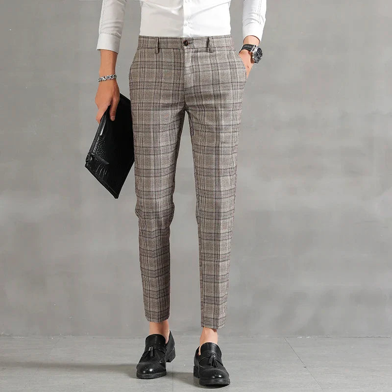 Niklas | Pantalones de hombre a cuadros Confort transpirable ajuste perfecto