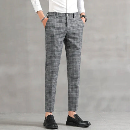 Niklas | Pantalones de hombre a cuadros Confort transpirable ajuste perfecto