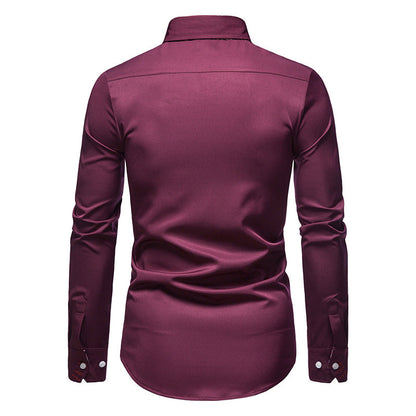 Magnus | Camisa para Hombre con Acabados de Paisley