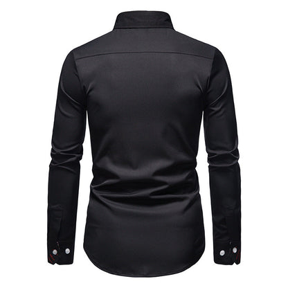 Magnus | Camisa para Hombre con Acabados de Paisley