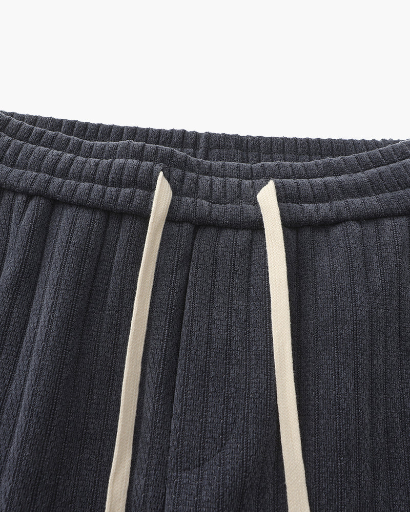 Leonardo | Pantalones de hombre de pana con pierna ancha y cordón