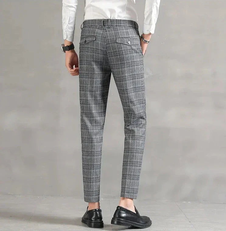Niklas | Pantalones de hombre a cuadros Confort transpirable ajuste perfecto