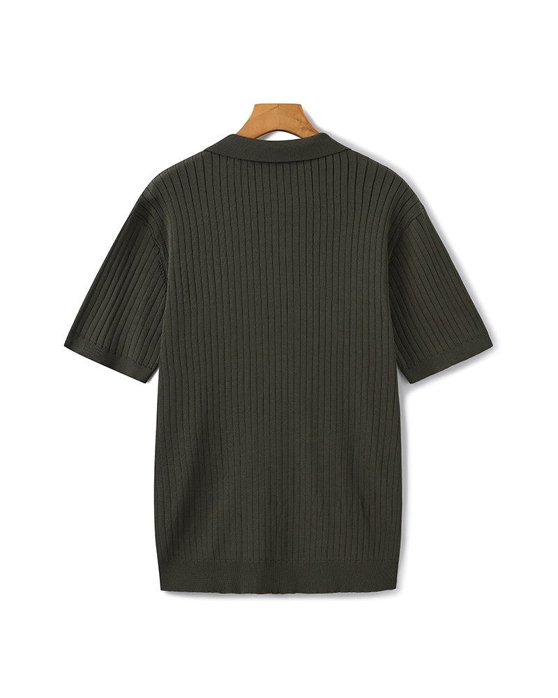 Christian | Camiseta Polo de Manga Corta de Tejido Fino para Hombre