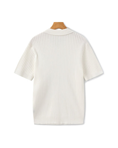 Christian | Camiseta Polo de Manga Corta de Tejido Fino para Hombre