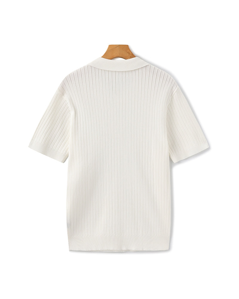 Christian | Camiseta Polo de Manga Corta de Tejido Fino para Hombre