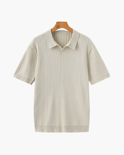 Christian | Camiseta Polo de Manga Corta de Tejido Fino para Hombre