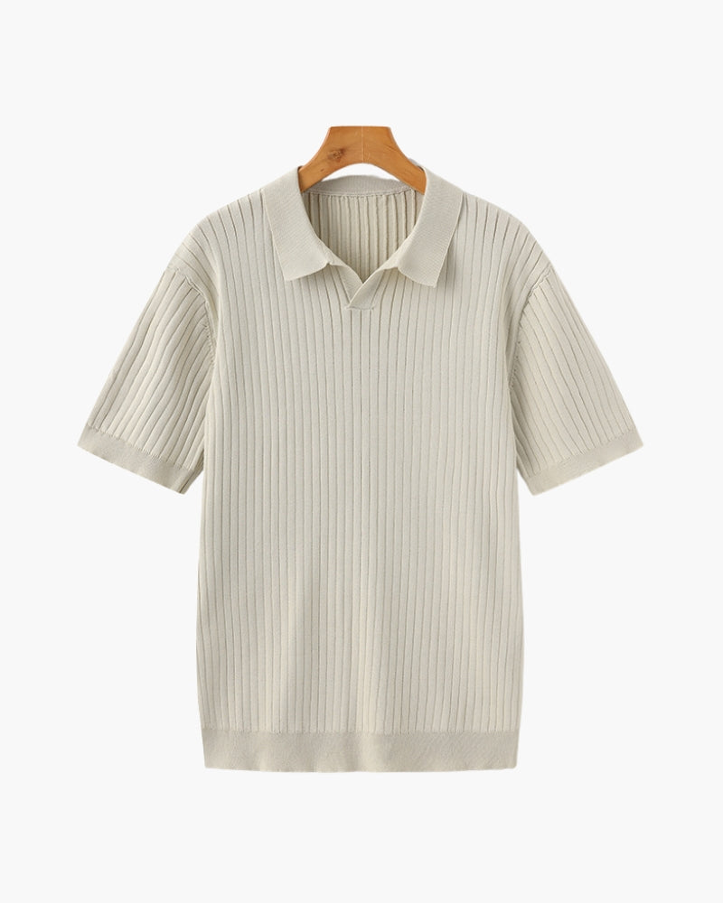 Christian | Camiseta Polo de Manga Corta de Tejido Fino para Hombre