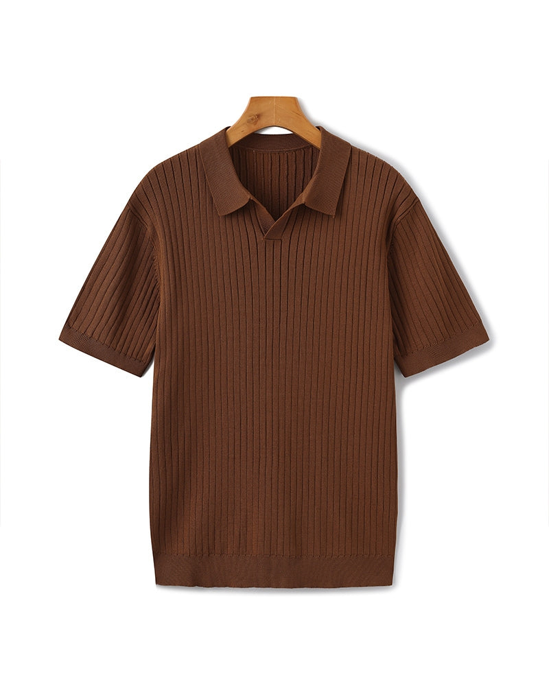 Christian | Camiseta Polo de Manga Corta de Tejido Fino para Hombre
