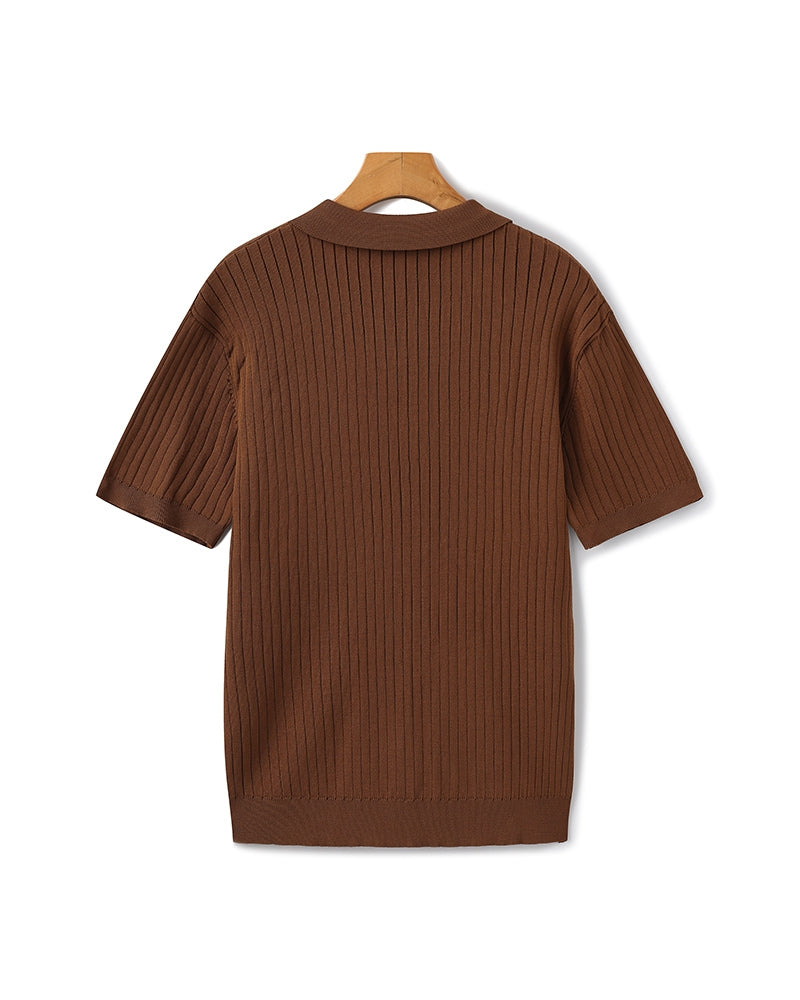 Christian | Camiseta Polo de Manga Corta de Tejido Fino para Hombre