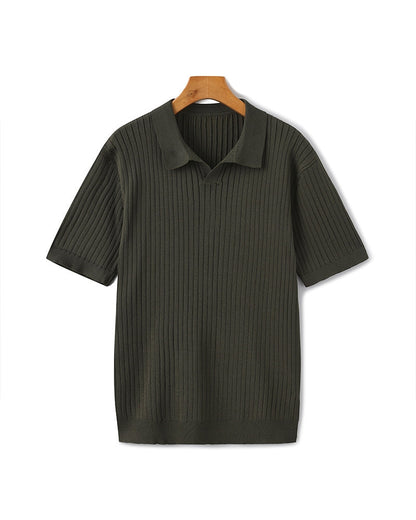 Christian | Camiseta Polo de Manga Corta de Tejido Fino para Hombre