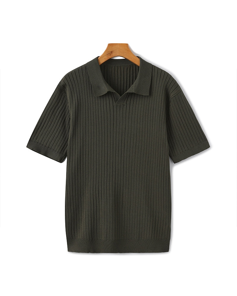 Christian | Camiseta Polo de Manga Corta de Tejido Fino para Hombre