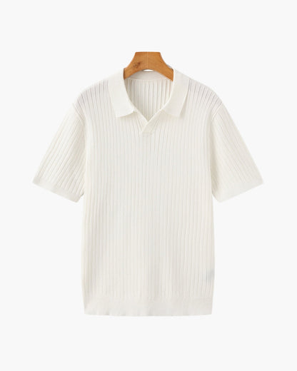 Christian | Camiseta Polo de Manga Corta de Tejido Fino para Hombre