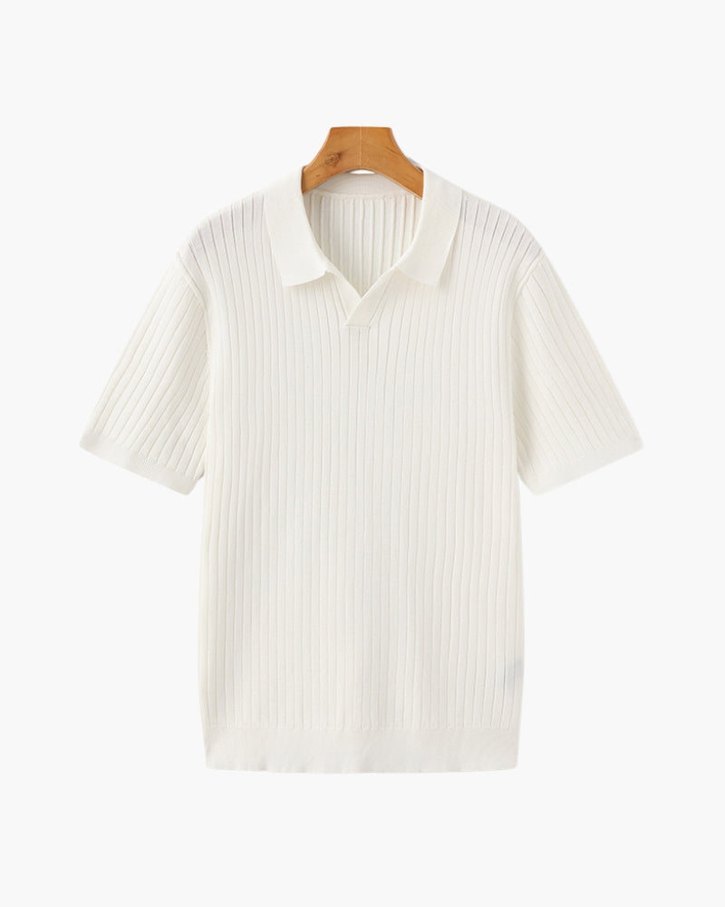 Christian | Camiseta Polo de Manga Corta de Tejido Fino para Hombre