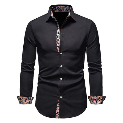 Magnus | Camisa para Hombre con Acabados de Paisley