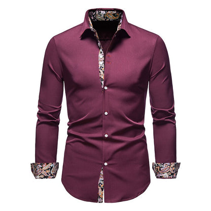 Magnus | Camisa para Hombre con Acabados de Paisley