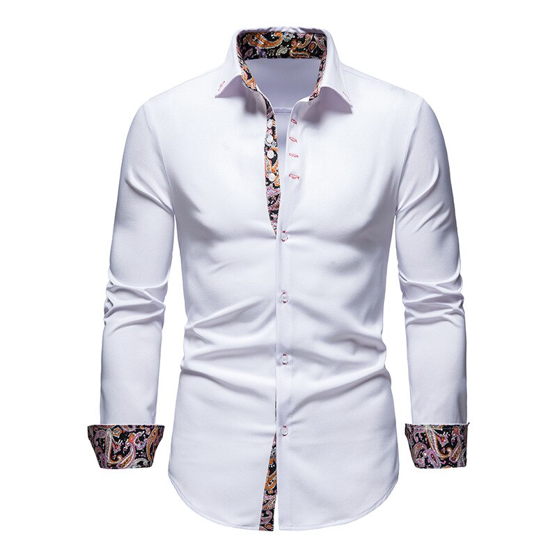 Magnus | Camisa para Hombre con Acabados de Paisley