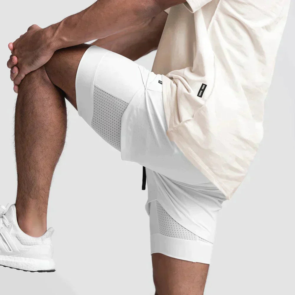 Pantalones Cortos de Fitness para Hombres - cómodos y flexibles