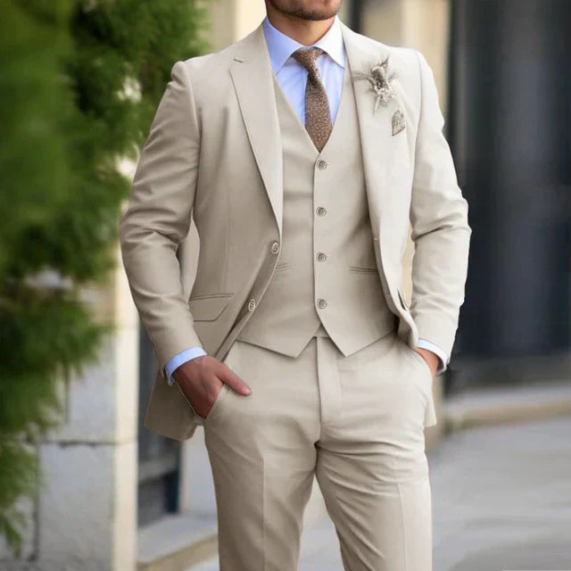3-Piece Wedding Guest Suit for Men
