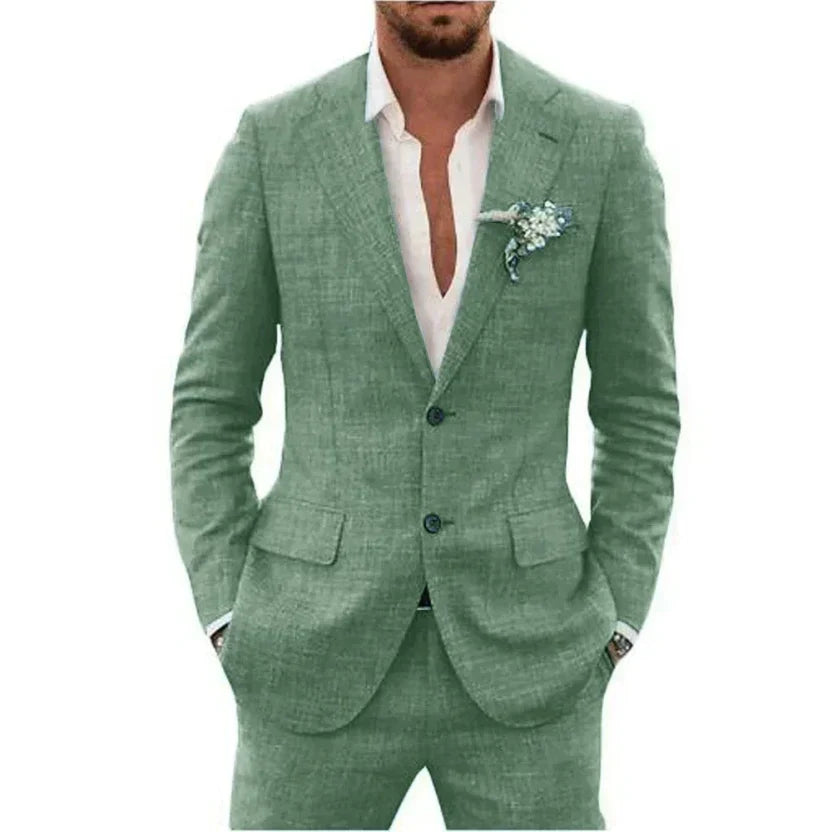 Men's 2-Piece Wedding Guest Suit | Lightweight