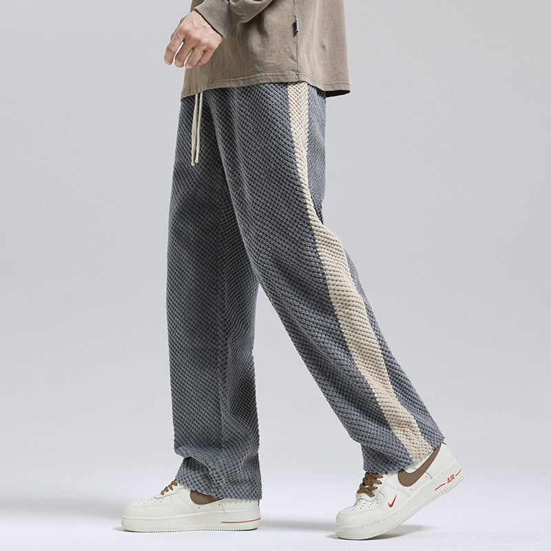 Dave | Pantalón relajado de corte holgado con rayas
