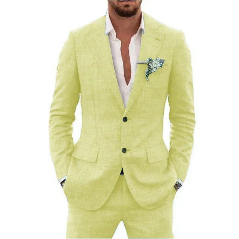 Men's 2-Piece Wedding Guest Suit | Lightweight