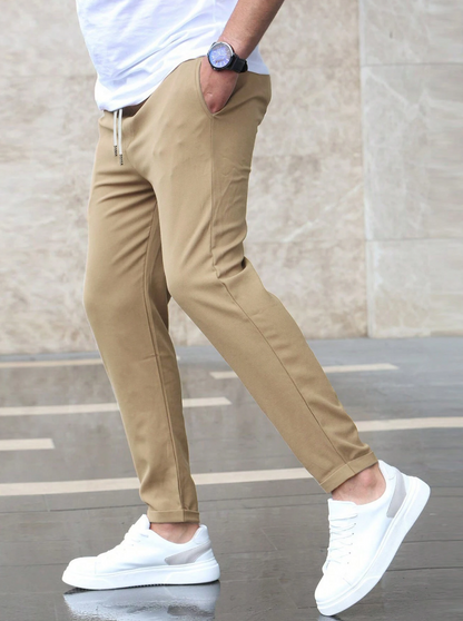 Atlden | Pantalones Jogger Slim Fit con Cuerda