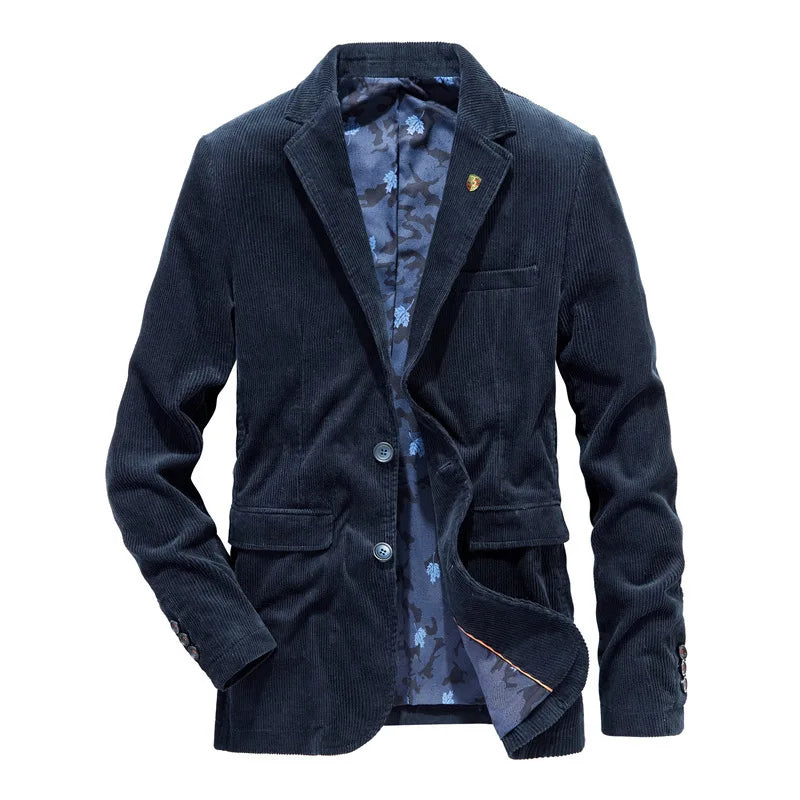 Austin | Blazer de Pana para Hombre – Elegancia Clásica en Marrón
