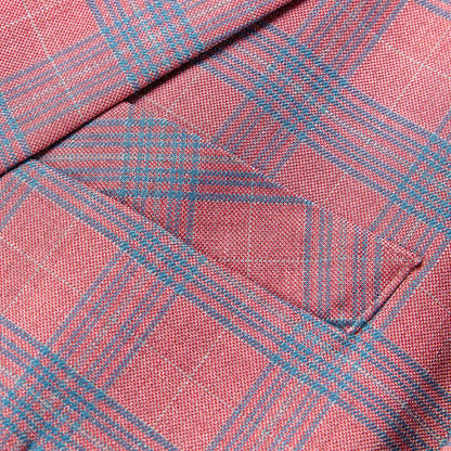 Guillano | Blazer de cuadros elegante en rosa