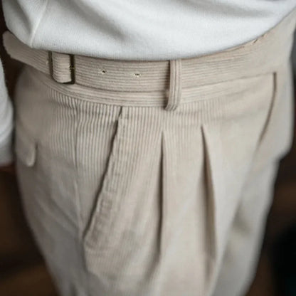 Frank | Pantalones de hombre de pana, estilo cómodo y ajuste perfecto