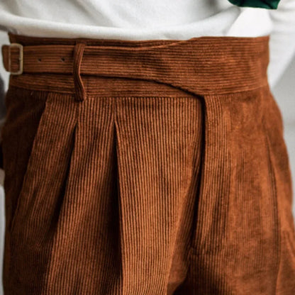 Frank | Pantalones de hombre de pana, estilo cómodo y ajuste perfecto
