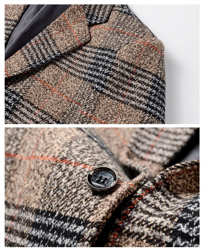 Valentino | Elegante Blazer de Tweed para Hombres