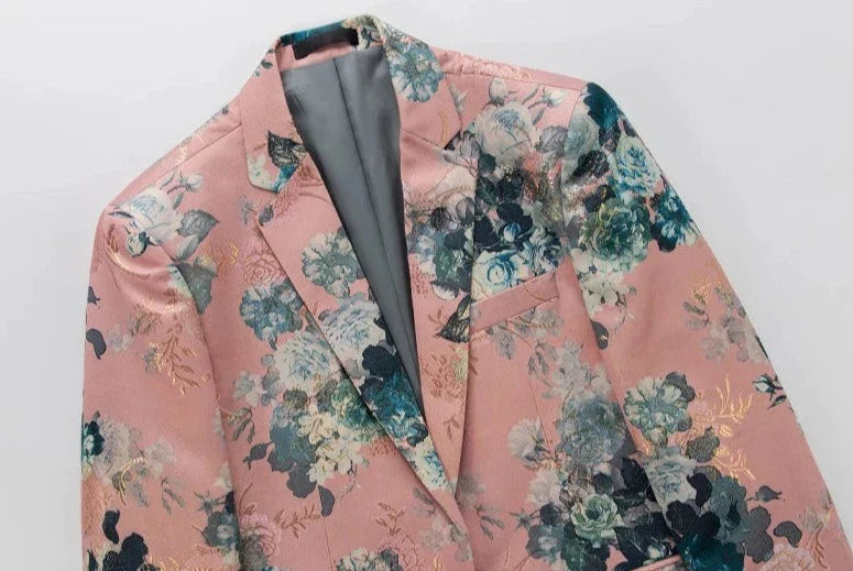 Mace | Elegante blazer de flores para hombres – El look perfecto de declaración