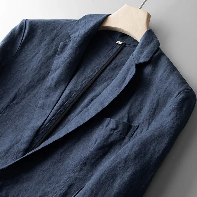 Dan | Blazer de lino ligero para hombres