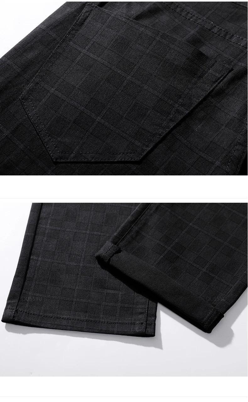 Patrick | Pantalones Slim Fit a Cuadros para Hombre Casual y Estiloso