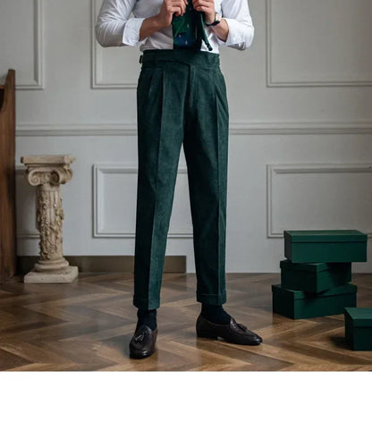 Frank | Pantalones de hombre de pana, estilo cómodo y ajuste perfecto