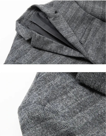 Ryan | Elegante blazer para hombres en gris y caqui – Estiloso y versátil
