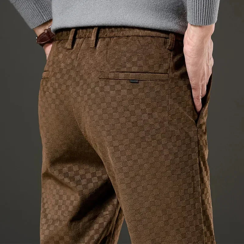 Rafael | Elegantes Pantalones Slim-Fit a Cuadros para Hombres