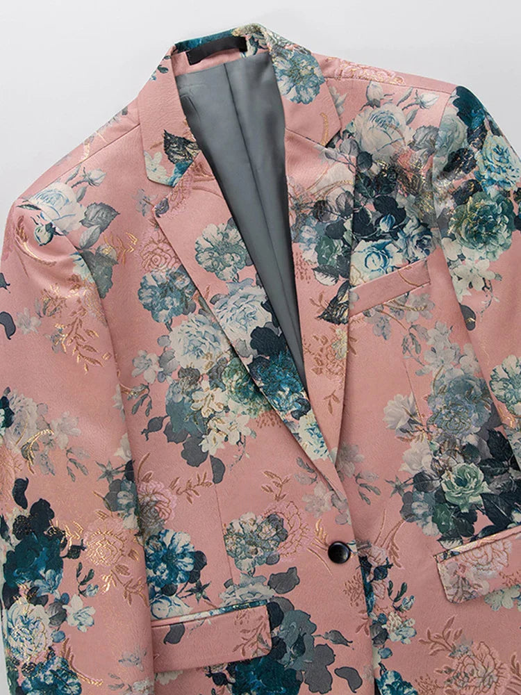 Mace | Elegante blazer de flores para hombres – El look perfecto de declaración