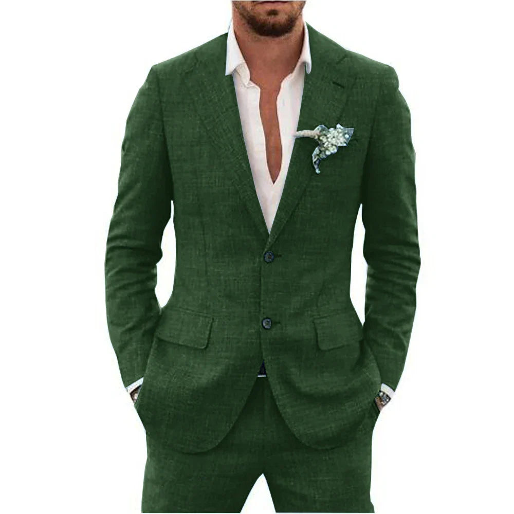 Men's 2-Piece Wedding Guest Suit | Lightweight