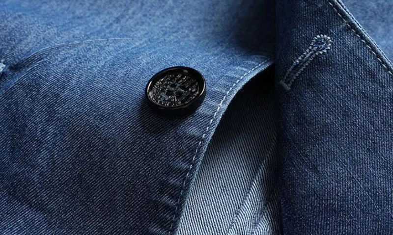 Francesco | Blazer de Denim Moderno para Hombres