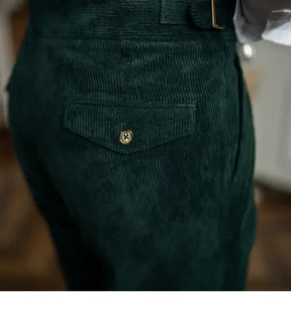 Frank | Pantalones de hombre de pana, estilo cómodo y ajuste perfecto