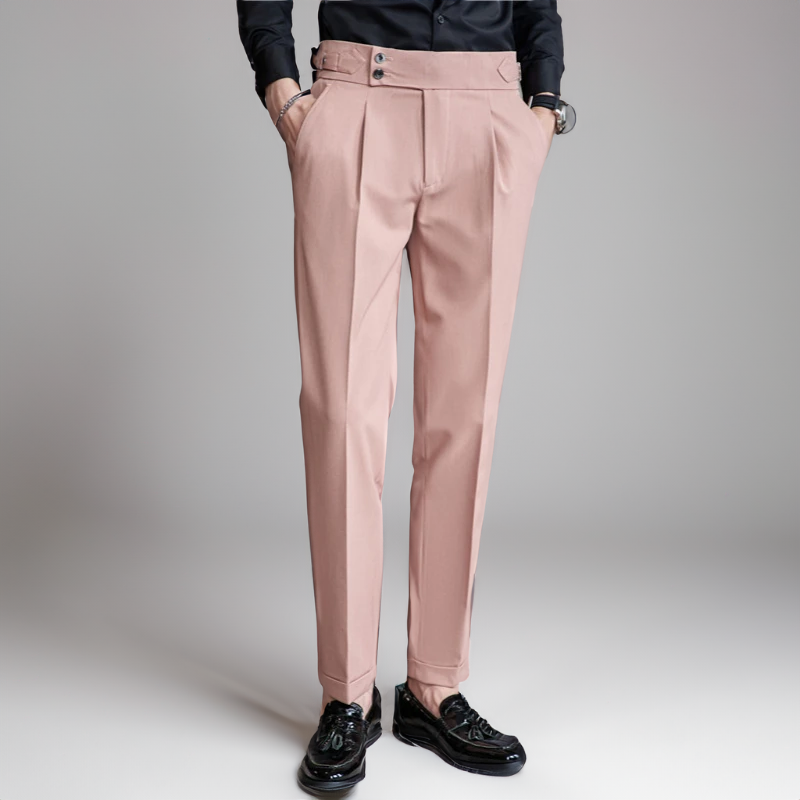 Alaric | Pantalón de tiro alto, elegante, cómodo y fácil de cuidar