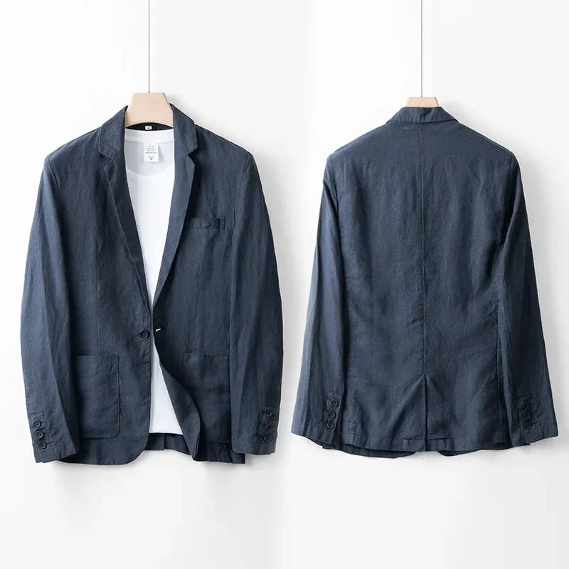Dan | Blazer de lino ligero para hombres