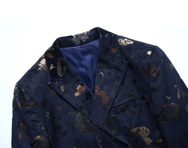 Dylan | Blazer de lujo para hombres con patrones florales